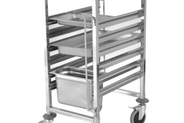 Käru/Rest/Riiul Roostevabast Terasest Gastronorm GN1/1 6 Tase Ülemise Riiuliga | Adexa RT1106T