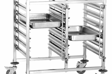 Panni trolley 12xGN1/1 rest Roostevaba teras 740x550x970mm Kihi kaugus 80mm | Adexa RTD1106