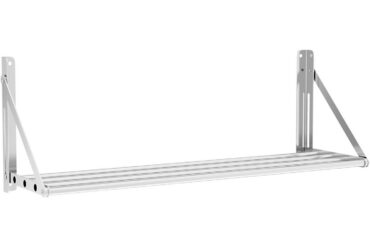 Torustikuga stiilis kokkupandav seinariiul roostevaba teras 800x300x270mm | Adexa 331002