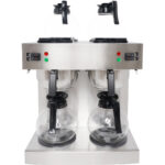 Kaubanduslik kahefiltriline kohvimasin käsitsi täitmisega 4 klaaskannu 4 kuumutusplaati | Adexa DRB386 - Image 3