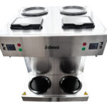 Kaubanduslik kahefiltriline kohvimasin käsitsi täitmisega 4 klaaskannu 4 kuumutusplaati | Adexa DRB386 - Image 4