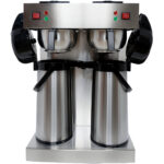 Kaubanduslik kahe filtriga kohvimasin Käsitsi täidetav 2x2,2 liitrine termoskann | Adexa DRP386