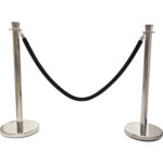 Must sametross hõbedaste otstega 1,5 m | Adexa VR01BS - Image 2