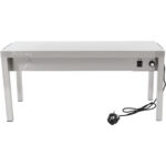 Väljastustasapind 1 tasand roostevaba teras 1500x335x350mm | Adexa WHESP1503435