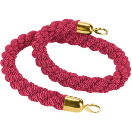 Punane tõkkepael kuldsete otstega 1,5m | Adexa BR01RG