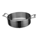 Haamriga hautamispott kaanega Kolmekihiline ⌀220x75mm 2,8 liitrit Hõbedane | Adexa C0311008S - Image 2