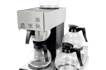 Kaubanduslik filtrikohvimasin käsitsi täitmisega, 3 kuumutusplaati | Adexa CBT02