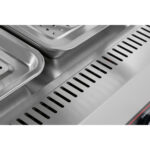 Soojendusega Vitriin 2 tasandit Avaneb tagant ja eest 1100x655x740mm Letipealne | Adexa HW2X3 - Image 8