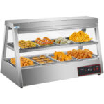 Soojendusega Vitriin 2 tasandit Avaneb tagant ja eest 1200x655x740mm Letipealne | Adexa HW2X4