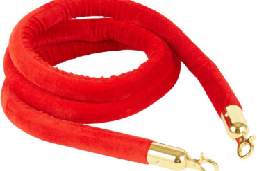 Punane sametköis kuldsete otstega 1,5 m | Adexa VR01RG