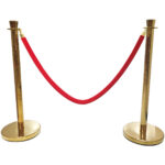 Punane sametköis kuldsete otstega 1,5 m | Adexa VR01RG - Image 2