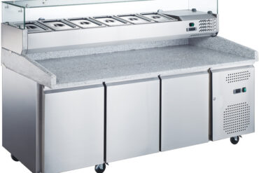 Pitsa lett 3 uksega ja ettevalmistuspind 1795x700x985mm | Adexa DRPZ3300TN-GT518