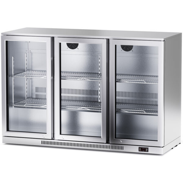 Tagumise leti jahuti 3 hinged ust 312 liitrit Roostevaba teras | Adexa SSBC03PP