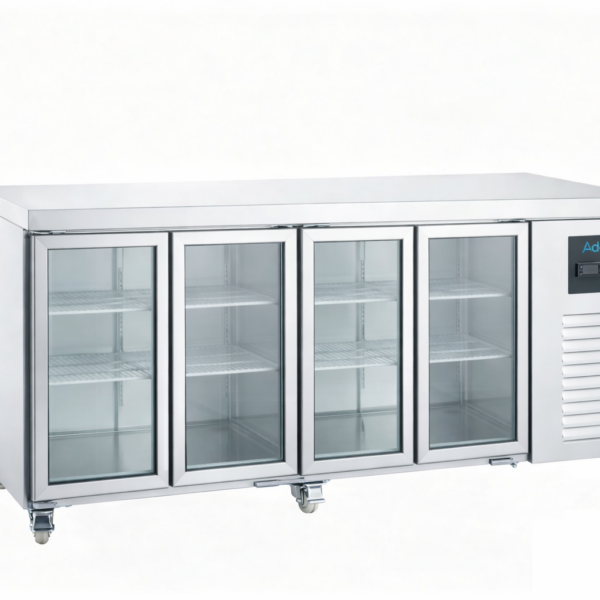 Kaubanduslik jahutatud lett 4 klaasustega GN1/1 | Adexa DRGN4100TNG