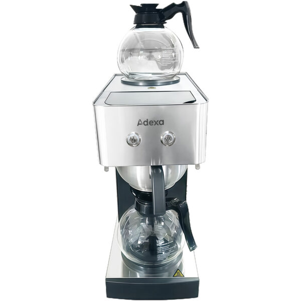 Kaubanduslik filtrikohvimasin Käsitsi täidetav 2 klaaskannu 2 kuumutusplaati | Adexa CB02B1