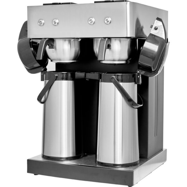 Kaubanduslik kahefiltriline kohvimasin käsitsi täitmisega 2 termoskannu | Adexa CBD02B3