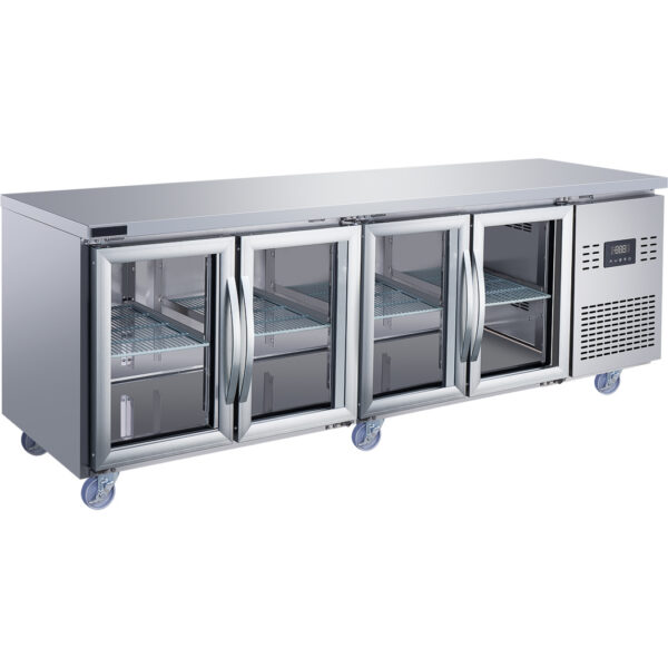 Kaubanduslik leti külmik 4 klaasuksega 2240x700x850mm | Adexa T227RG