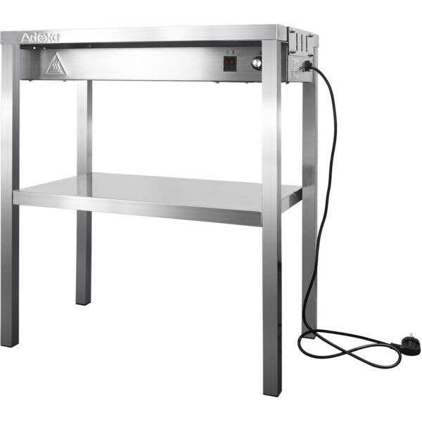 Väljastustasapind 2 tasandit roostevaba teras 600x335x700mm | Adexa WHESP603470