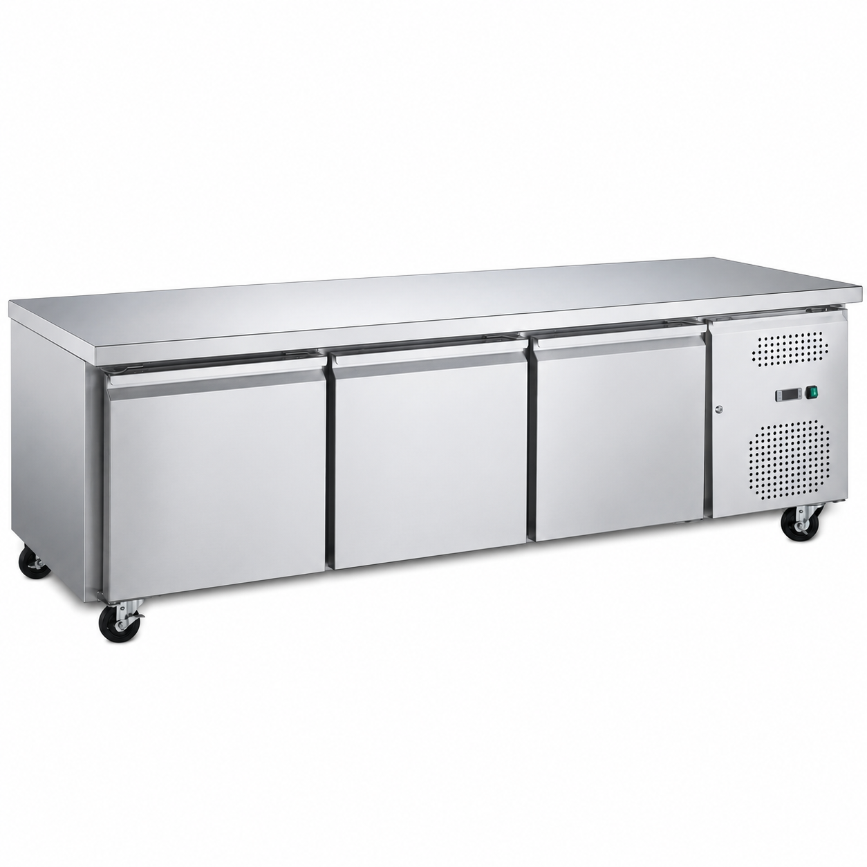 Professionaalne madala jahutusega lett / kokapõhi 3 uksega 1795x700x650mm | Adexa BASE31 Professionaalne madala jahutusega lett / kokapõhi 3 uksega 1795x700x650mm | Adexa BASE31 - Image 1