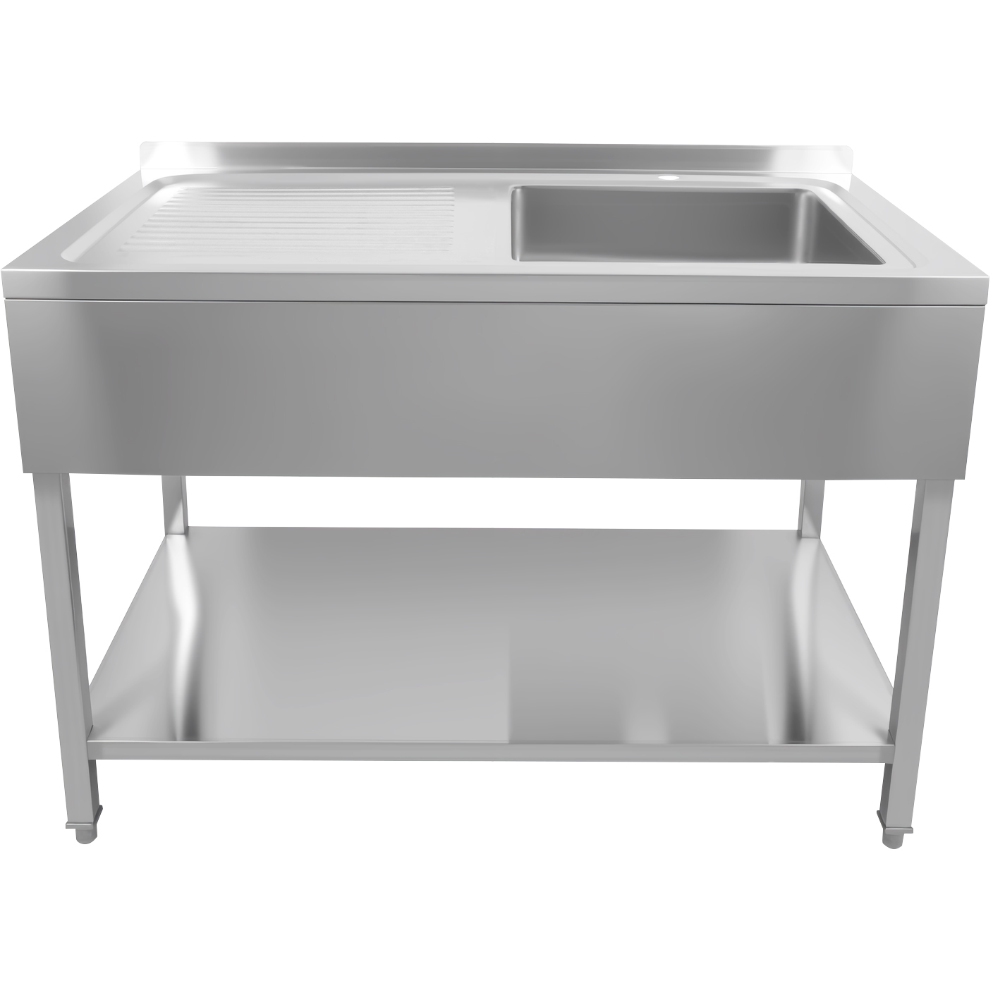 Kaubanduslik roostevabast terasest valam 1200x600x900mm 1 kauss paremal Splashback | Adexa DSA60120R Kaubanduslik roostevabast terasest valam 1200x600x900mm 1 kauss paremal Splashback | Adexa DSA60120R - Image 1
