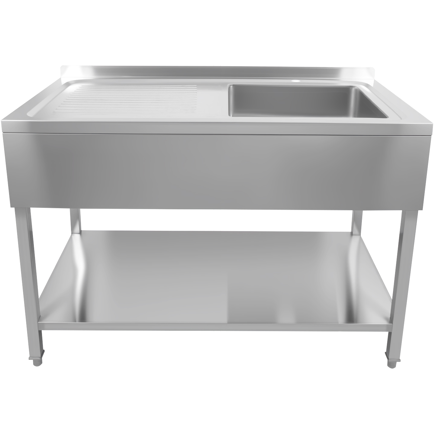 Kaubanduslik roostevabast terasest valam 1400x600x900mm 1 kauss paremal Splashback | Adexa DSA60140R Kaubanduslik roostevabast terasest valam 1400x600x900mm 1 kauss paremal Splashback | Adexa DSA60140R - Image 1