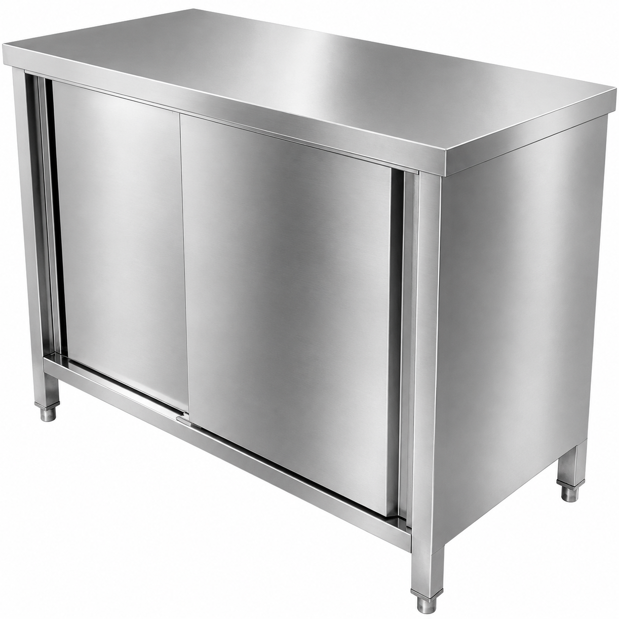 Tööpinna Põrandakapp 2 Liugustega Roostevaba Teras 1400X700X850Mm | Adexa Scp14070 Tööpinna Põrandakapp 2 Liugustega Roostevaba Teras 1400X700X850Mm | Adexa Scp14070 - Image 1