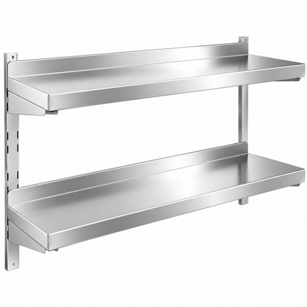 Seinariiul 2 tasandit 1000x300x600mm roostevaba teras | Adexa WM10030B